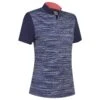 Callaway Ladies Printed Space Dye Golf Polo Shirt CGKSC071