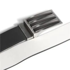 Adidas Reversible 3 Stripe Tour Golf Belt FI3129 -Golf Fashion Shop FI3129 3 HARDWARE Photography DetailView2 white