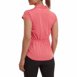 FootJoy Ladies Tonal Stripe Golf Polo Shirt 88458 6 FootJoy Ladies Tonal Stripe Golf Polo Shirt 88458 -Golf Fashion Shop FJ 88458 03