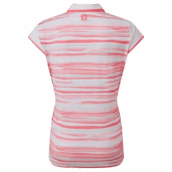 FootJoy Ladies Cap Sleeve Colour Block Lisle Golf Polo Shirt 88466 7 FootJoy Ladies Cap Sleeve Colour Block Lisle Golf Polo Shirt 88466 -Golf Fashion Shop FJ 88466 04