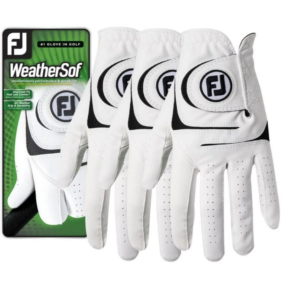 Footjoy WeatherSof Golf Glove | 3 Pack 66255 1 Footjoy WeatherSof Golf Glove | 3 Pack 66255