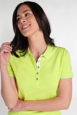 Green Lamb Ladies Kailynne Club Golf Polo Shirt SG22916 -Golf Fashion Shop Green Lamb Ladies Kailynne Club Golf Polo Shirt SG 10