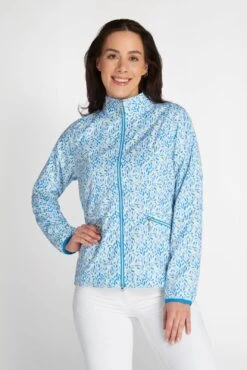 Green Lamb Ladies Keela Printed Golf Windbreaker SG22931 -Golf Fashion Shop Green Lamb Ladies Keela Printed Golf Windbreaker SG 5