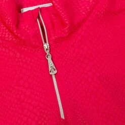 Green Lamb Ladies Kennedy Snakeskin 1/4 Zip Golf Top AG22942 -Golf Fashion Shop Green Lamb Ladies Kennedy Snakeskin 1 4 Zip Golf Top AG22942 16
