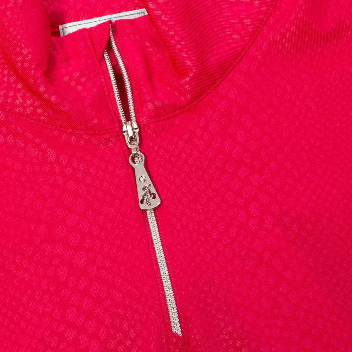 Green Lamb Ladies Kennedy Snakeskin 1/4 Zip Golf Top AG22942 - Image 5