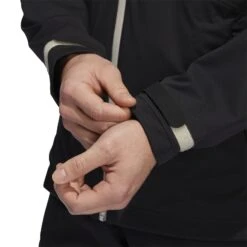 Adidas RAIN.RDY Golf Jacket HN4128 -Golf Fashion Shop HN4128 9 APPAREL OnModel DetailView2 white