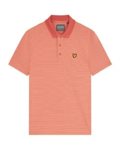 Lyle & Scott Microstripe Golf Polo Shirt SP1464GC -Golf Fashion Shop Lyle Scott Microstripe Golf Polo Shirt SP1464GC 3