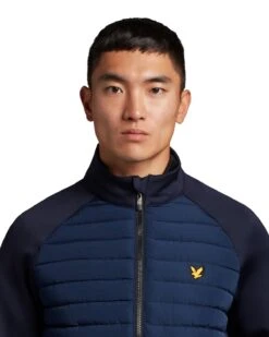 Lyle & Scott Quilted Hybrid Golf Fleece JK1562GC -Golf Fashion Shop Lyle Scott Quilted Hybrid Golf Fleece JK1562GC 3