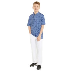 Puma Junior Mattr Beach Trip Golf Polo Shirt 537260 -Golf Fashion Shop Mattr Beach Trip Golf Polo Shirt Youth 1