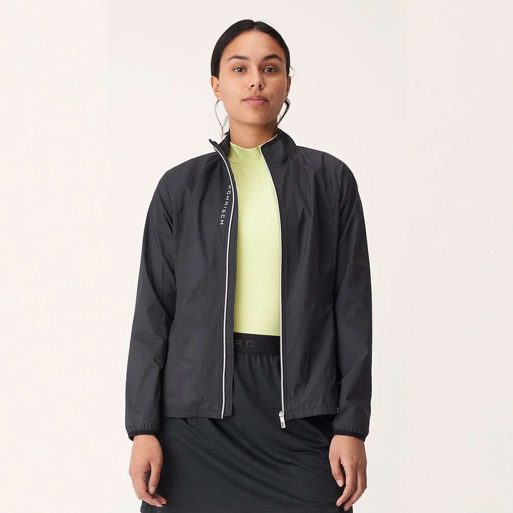 Rohnisch Mila Wind Golf Jacket 110356 Black 2 Rohnisch Mila Wind Golf Jacket 110356 Black - Image 2