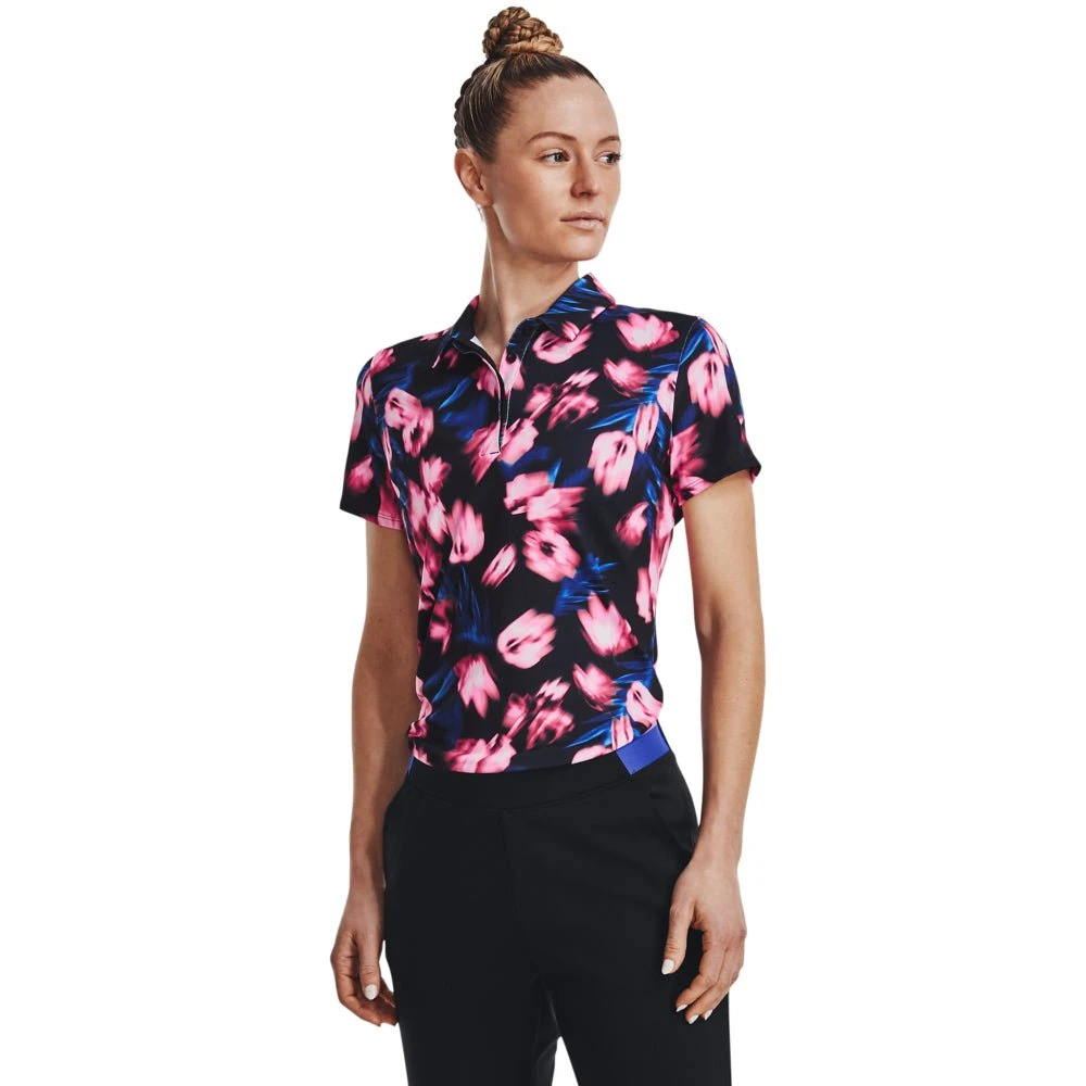 Under Armour Ladies Zinger Blur Golf Shirt 1373638 4 Under Armour Ladies Zinger Blur Golf Shirt 1373638 - Image 4