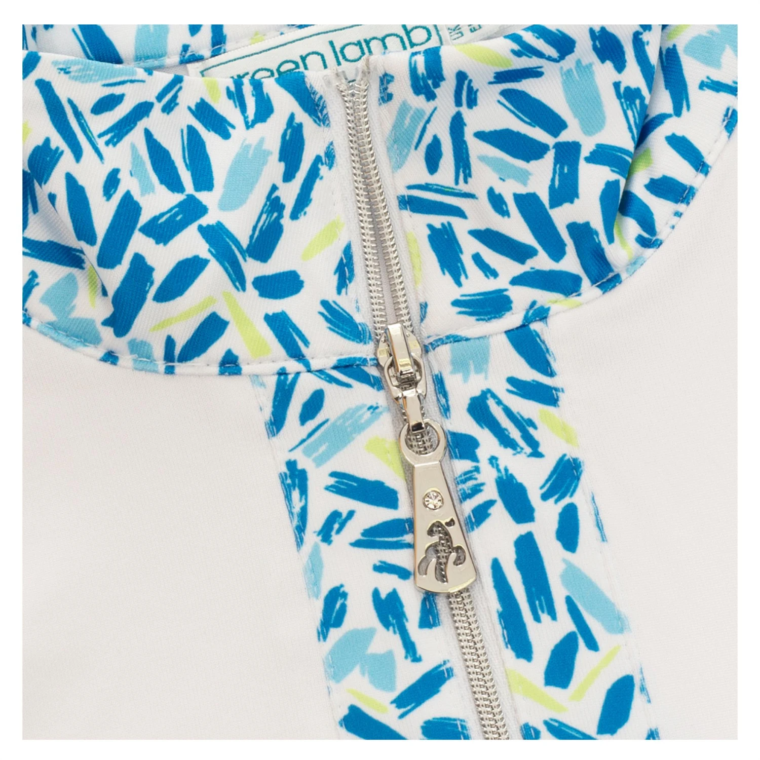 Green Lamb Ladies Kaz Long Sleeve Golf Top SG22927 3 Green Lamb Ladies Kaz Long Sleeve Golf Top SG22927 - Image 3